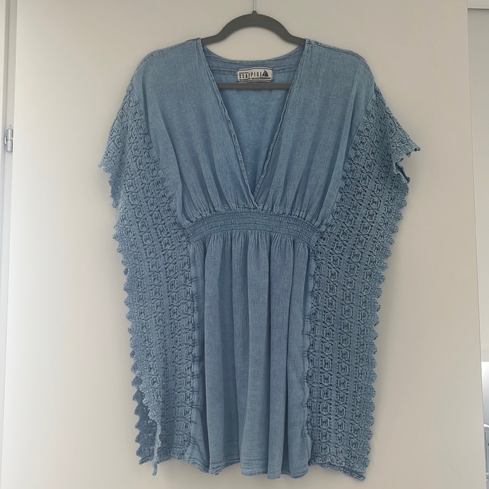 Dress in 100%cotton, perfect for day and beach party